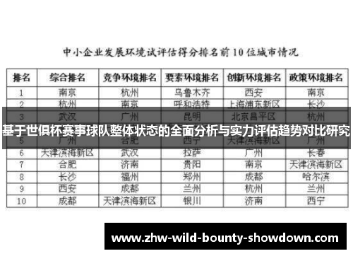 基于世俱杯赛事球队整体状态的全面分析与实力评估趋势对比研究 基于世俱杯赛事球队整体状态的全面分析与实力评估趋势对比研究
