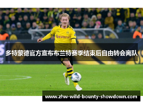 多特蒙德官方宣布布兰特赛季结束后自由转会离队 多特蒙德官方宣布布兰特赛季结束后自由转会离队